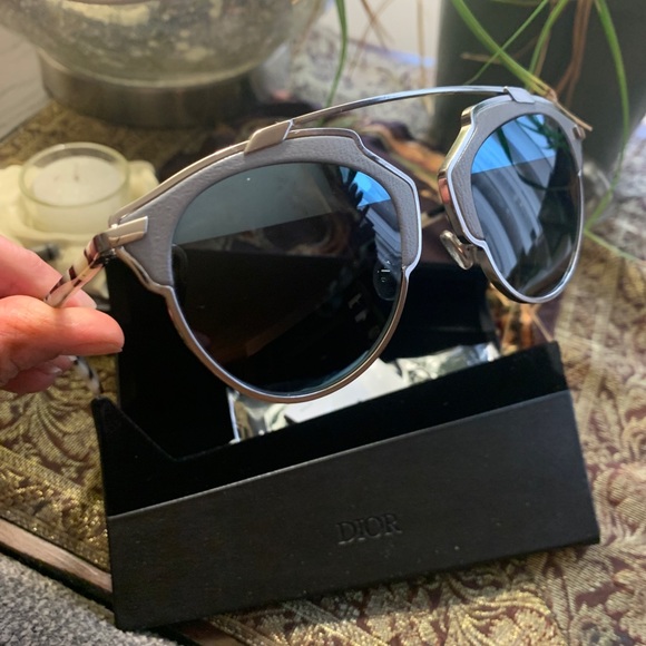 Authentic DIOR 48 brow tortoise Acetate/Metal Sunglasses - Picture 10 of 10